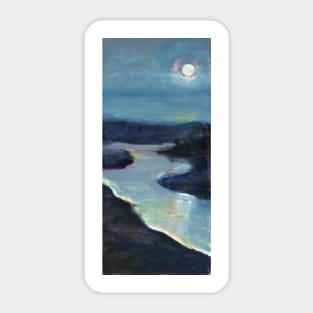 Moon river Sticker